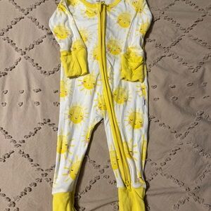 Little Sleepies Sunburst Yellow Footie